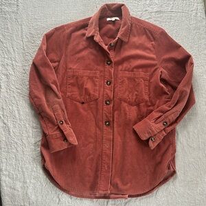 Madewell Corduroy Shirt Jacket - XS